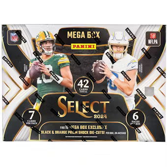 2024 Panini Select Football Hobby Mega Box (Black & Orange Prizms!)
