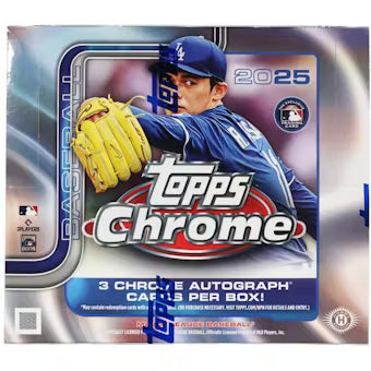 2025 Topps Chrome Baseball Hobby Jumbo Box