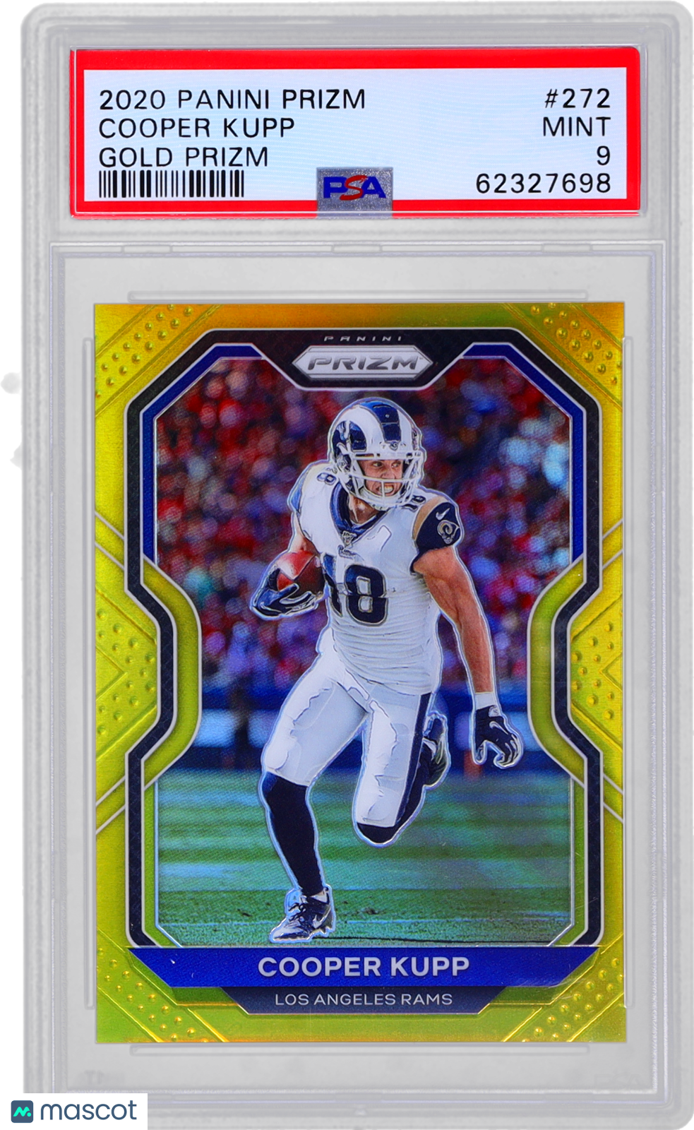 2020 Panini Prizm Cooper Kupp #272 Gold Prizm PSA 9