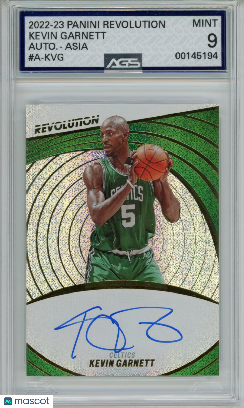 2023 Basketball 2022-23 Panini Revolution KEVIN GARNETT #A-KVG AGS 9