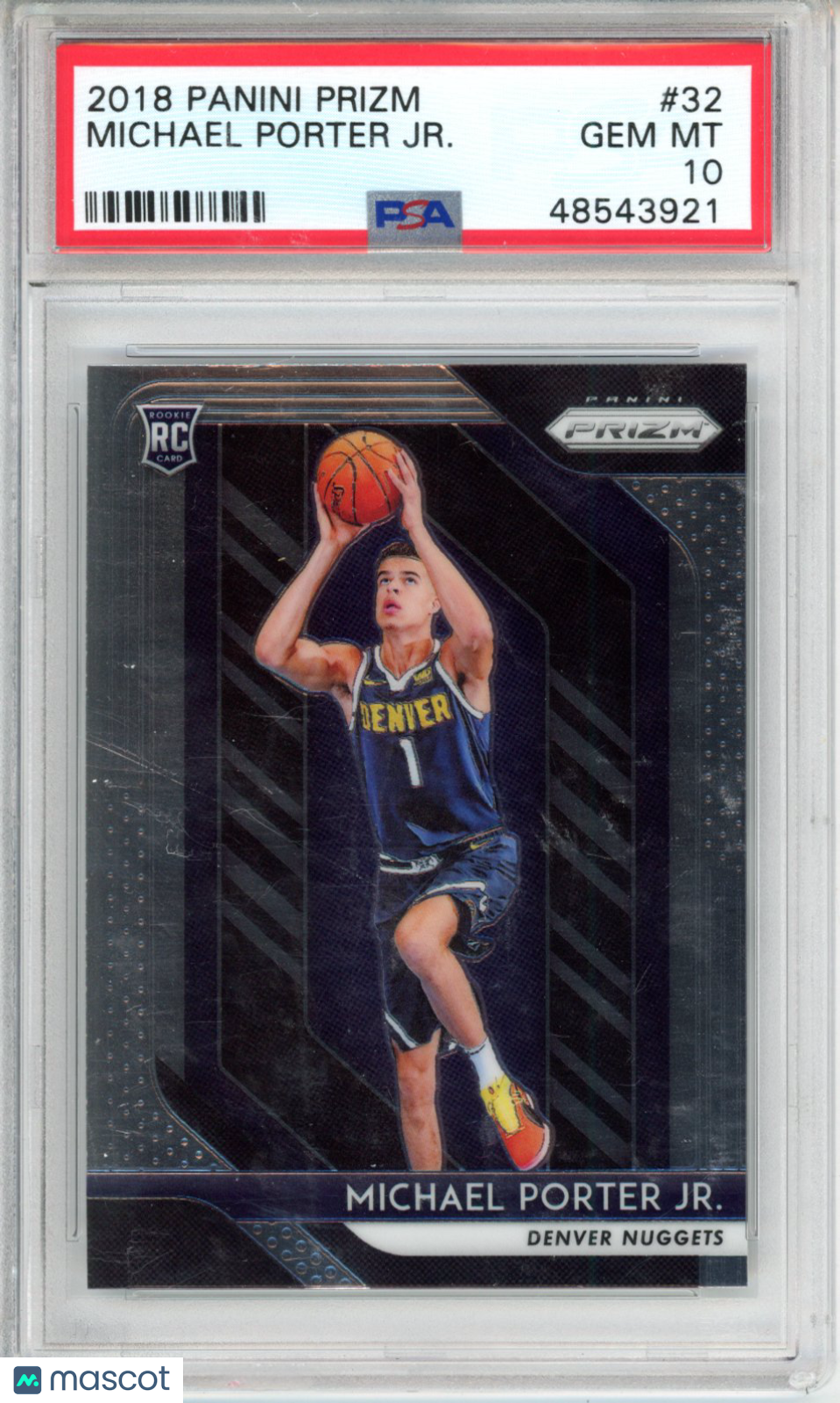 2018 Panini Prizm Michael Porter JR. #32 PSA 10