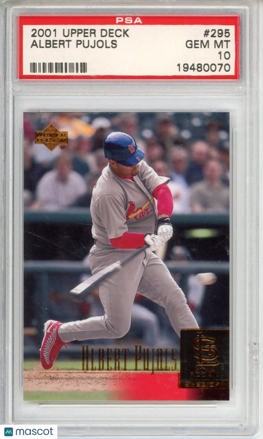 2001 Upper Deck Albert Pujols #295 PSA 10