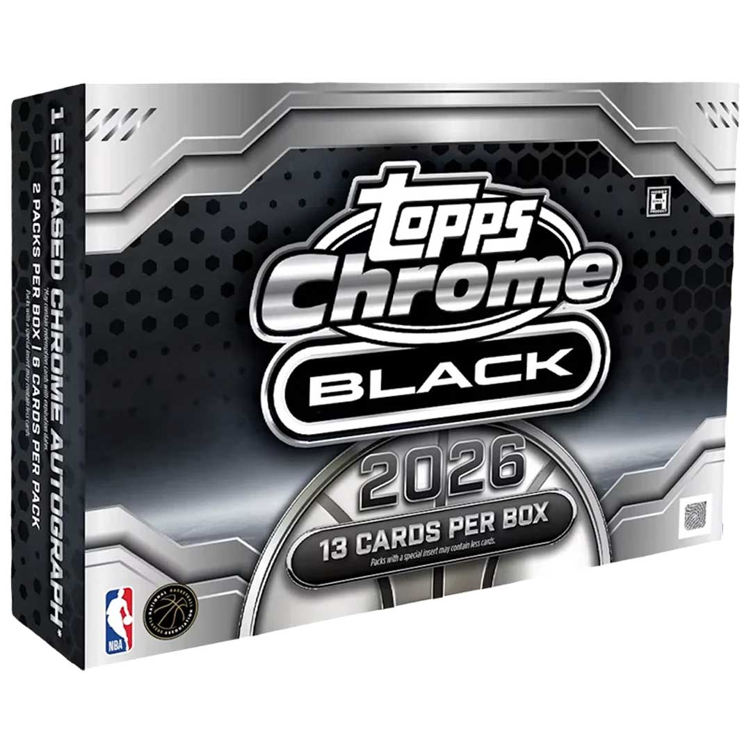2025 Topps Topps Chrome Black 26 Basketball Hobby Box