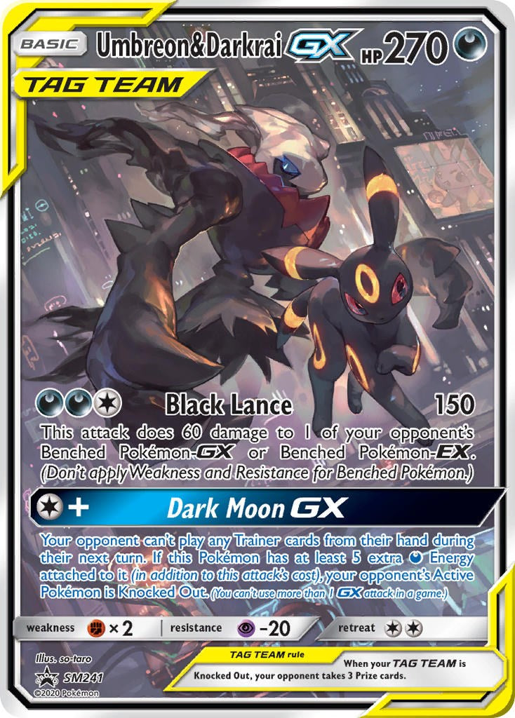 Umbreon & Darkrai GX Pokemon