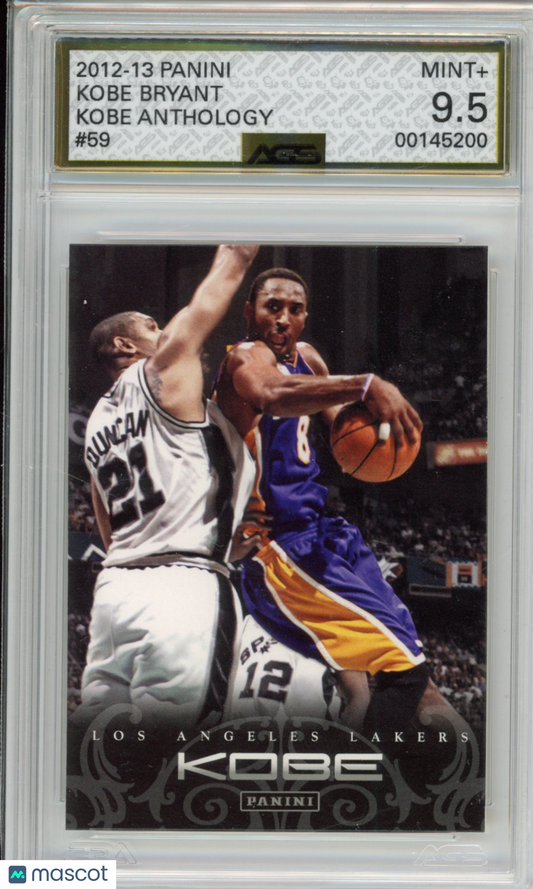 Basketball 2012-13 Panini Kobe Anthology KOBE BRYANT #059 AGS 9.5