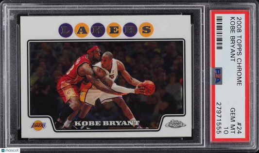 2008 Topps Chrome Kobe Bryant #24 PSA 10