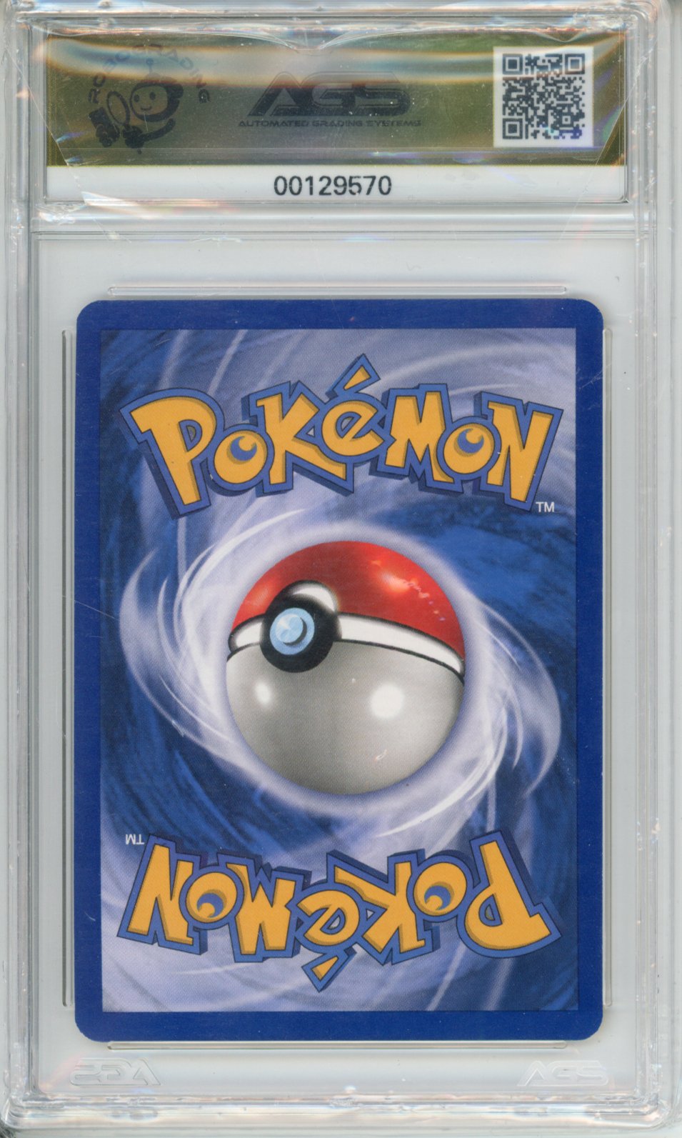2000 Pokemon Base Set 2 Gyarados #007 Unlimited AGS 10