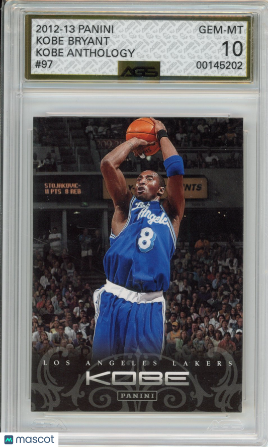 Basketball 2012-13 Panini Kobe Anthology KOBE BRYANT #097 AGS 10