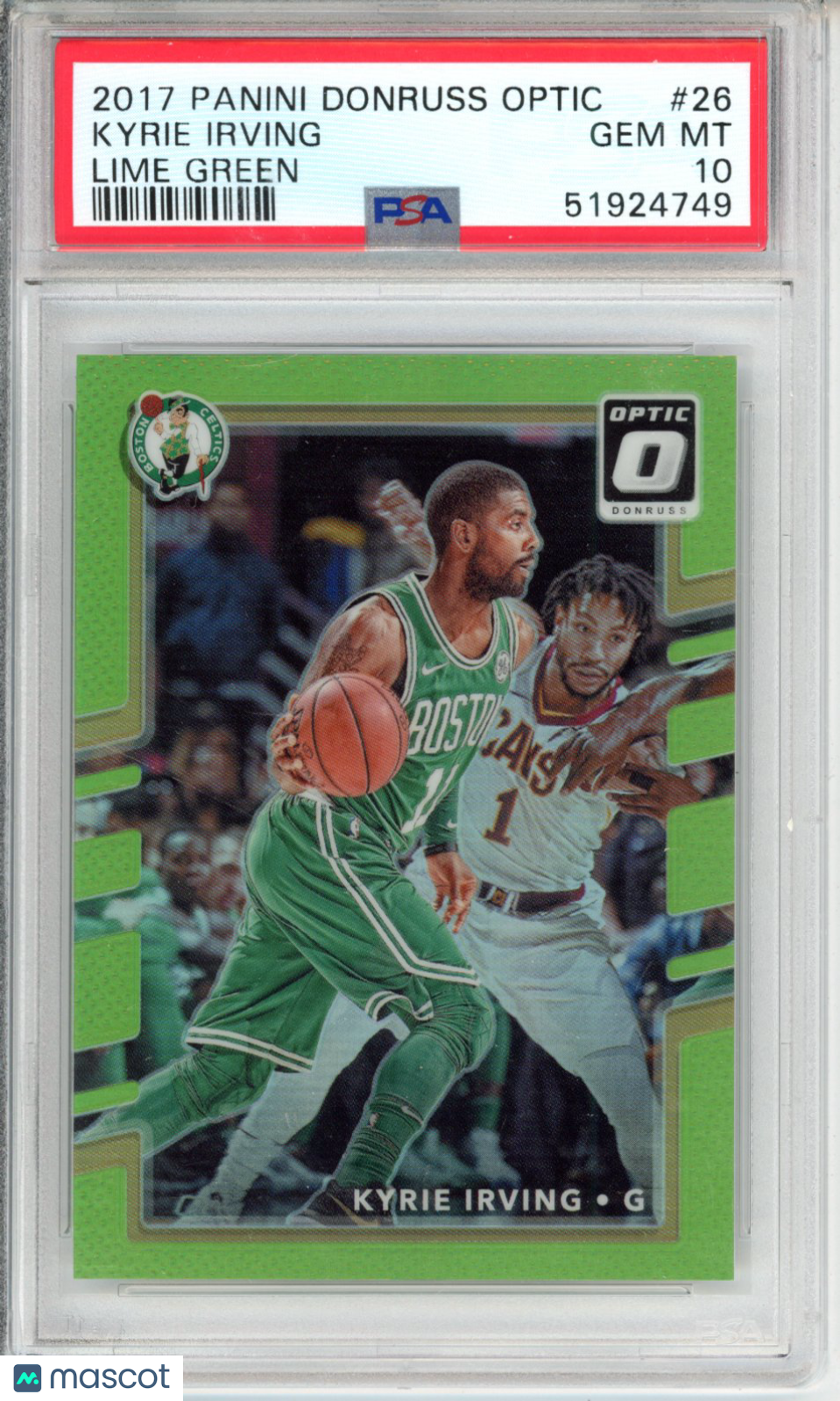 2017 Panini Donruss Optic Kyrie Irving #26 Lime Green PSA 10