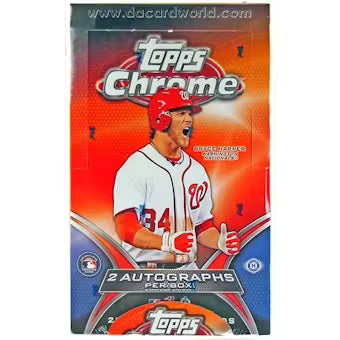2012 Topps Chrome Baseball Hobby Box