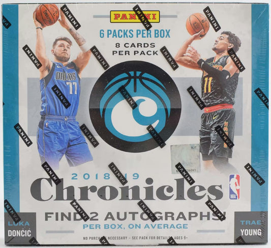 2018-19 Panini Chronicles Basketball Hobby Box