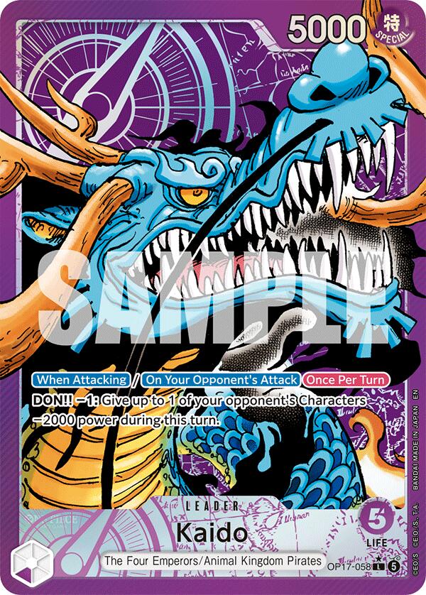 Kaido (Alternate Art) #OP17-058 The World's Strongest Warriors English