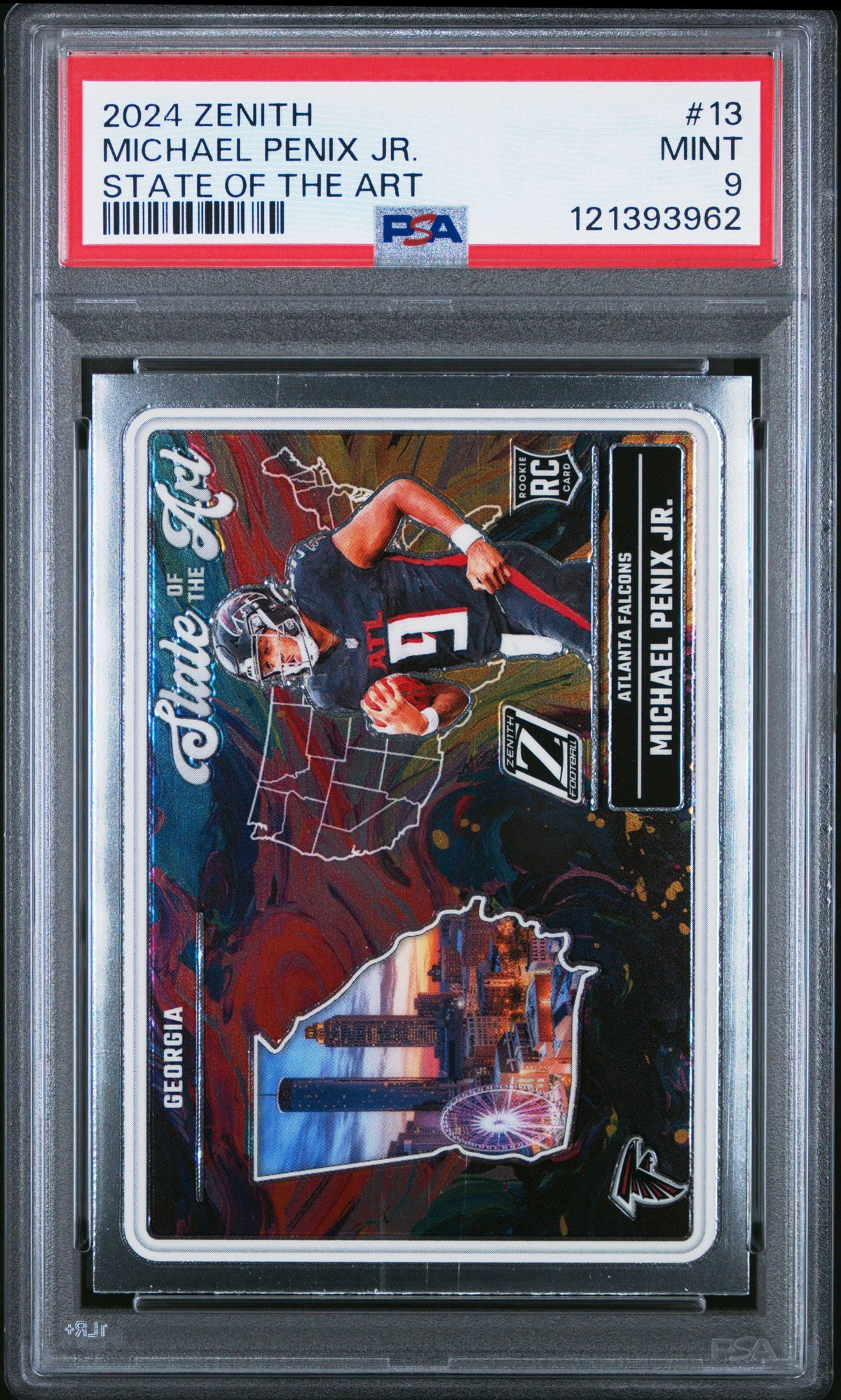 2024 Panini Panini Zenith Football Michael Penix Jr. #13 Base PSA 9
