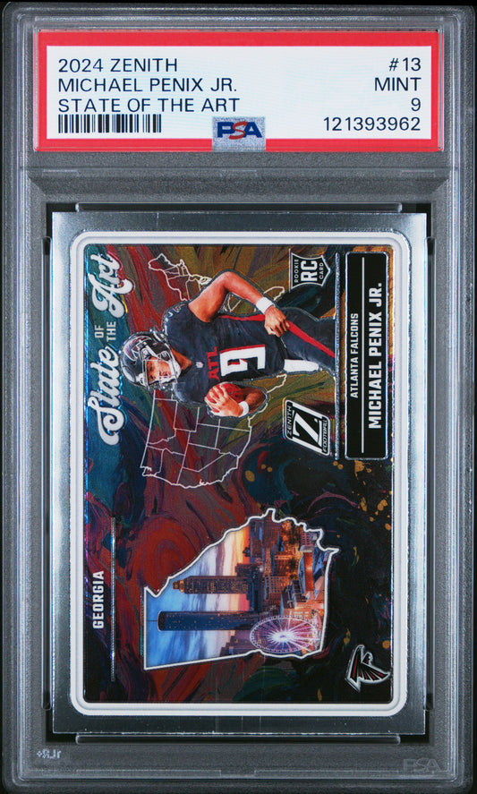 2024 Panini Panini Zenith Football Michael Penix Jr. #13 Base PSA 9