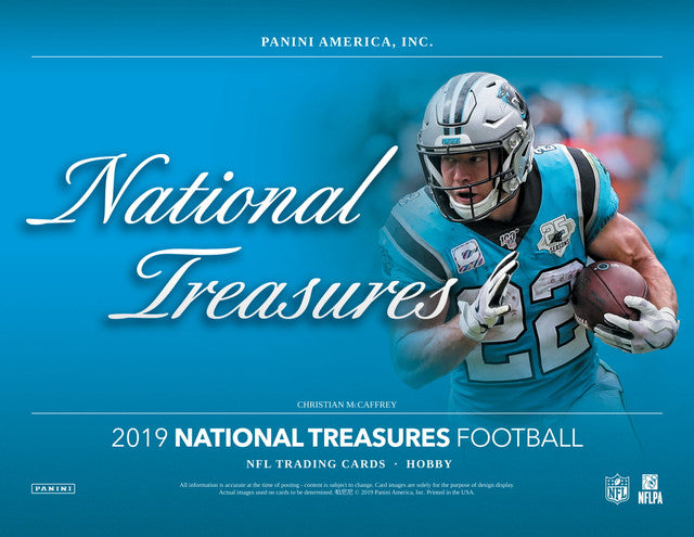 2019 Panini National Treasures Football Hobby Box FOTL