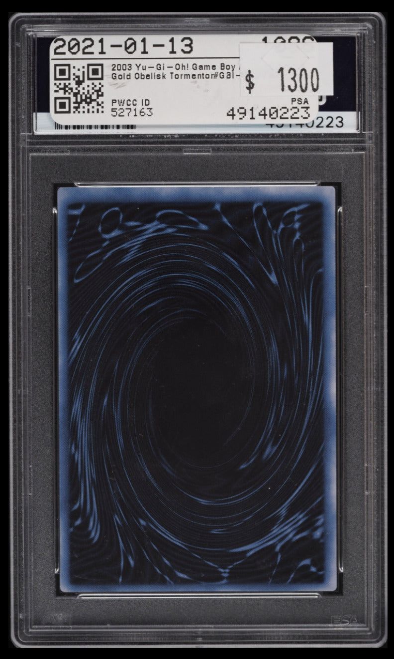 2003 Yu-Gi-Oh! Worldwide Edition Obelisk The Tormentor #GBI-002 English PSA 10