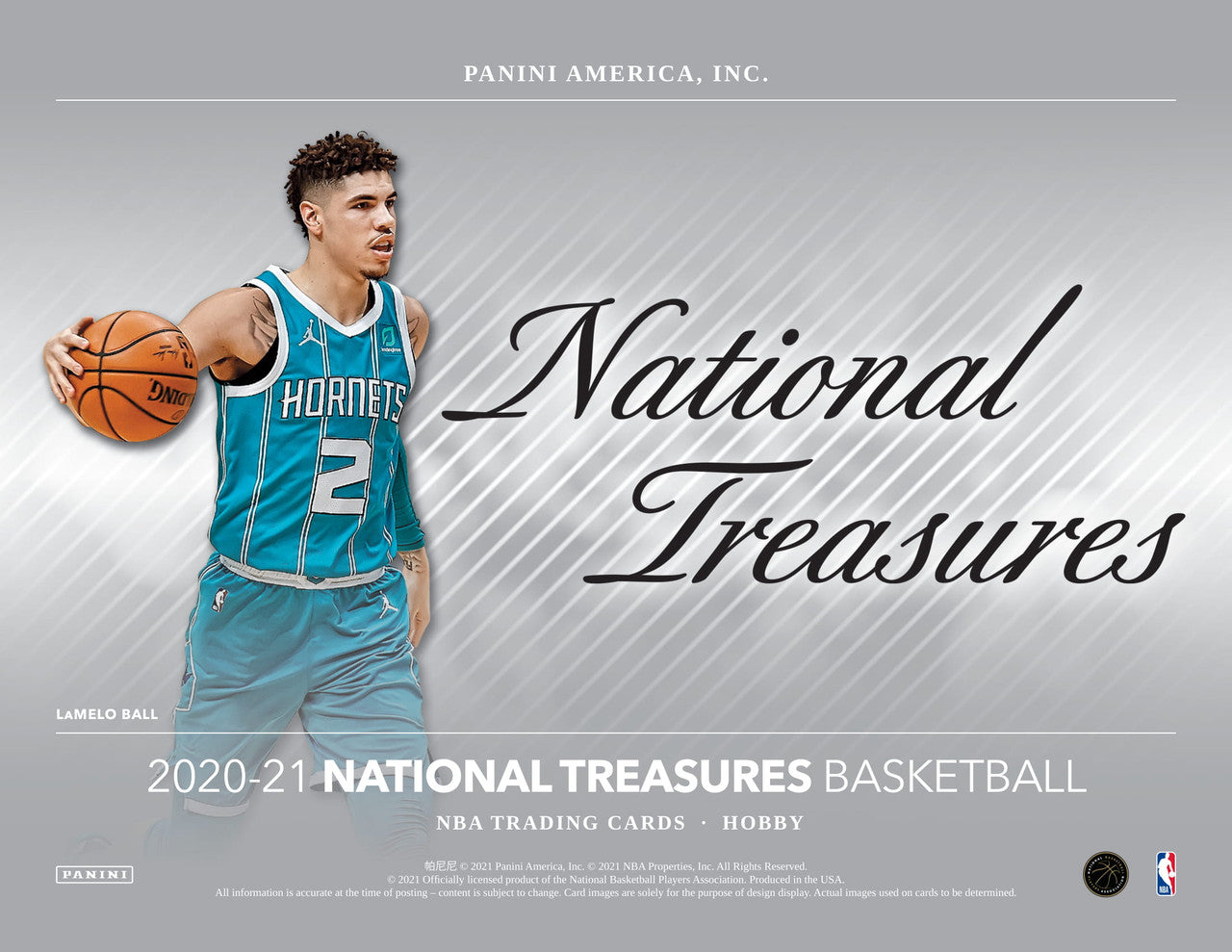2020-21 Panini National Treasures Basketball Hobby Box FOTL