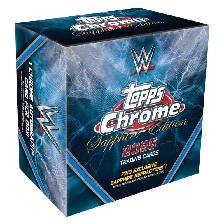 2025 Topps Chrome WWE Sapphire Edition Wrestling Hobby Box
