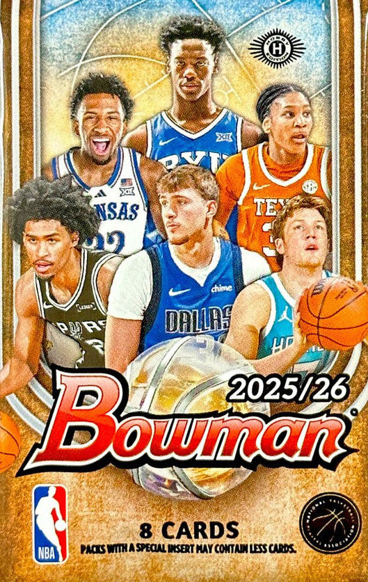 2025-26 Bowman Basketball Hobby Pack - 1 single pack