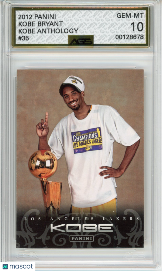 Basketball 2012-13 Panini Kobe Anthology KOBE BRYANT #035 AGS 10