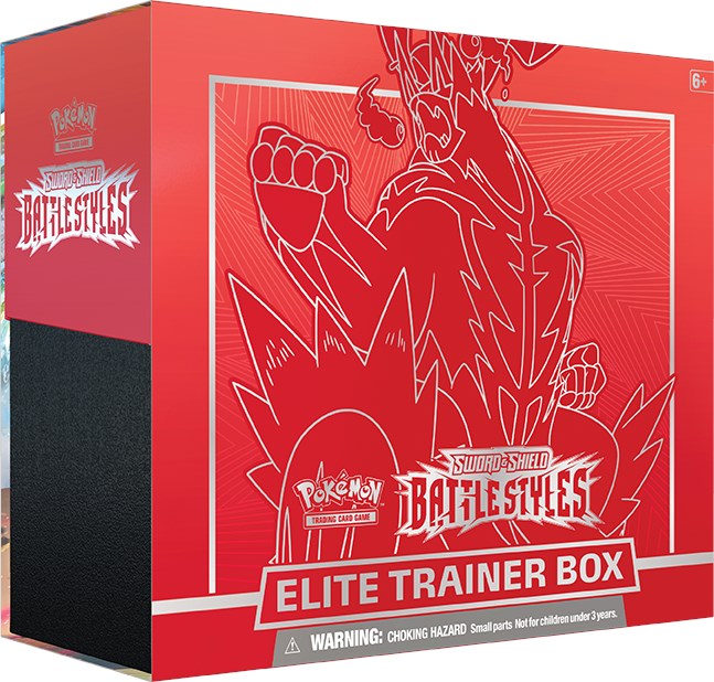Battle Styles Elite Trainer Box [Single Strike Urshifu] (Red) [SWSH05] Pokemon