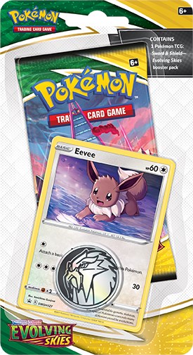 Evolving Skies Single Pack Blister [Eevee] [SWSH07] Pokemon