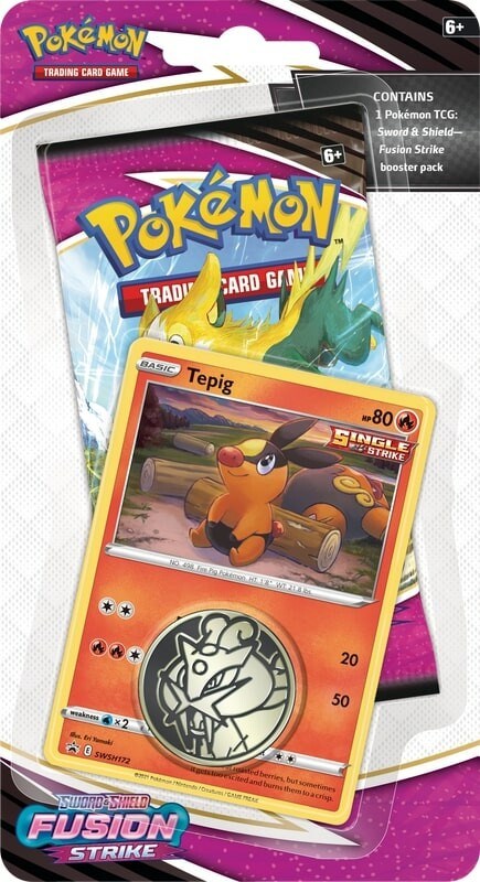 Fusion Strike Single Pack Blister [Tepig] [SWSH08 - 0]