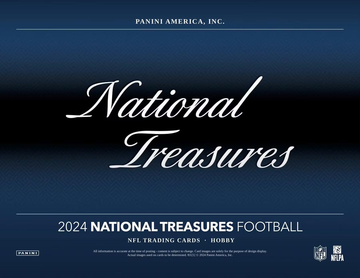 2024 Panini National Treasures Football Hobby Box