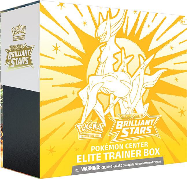 Brilliant Stars Pokemon Center Elite Trainer Box Pokemon