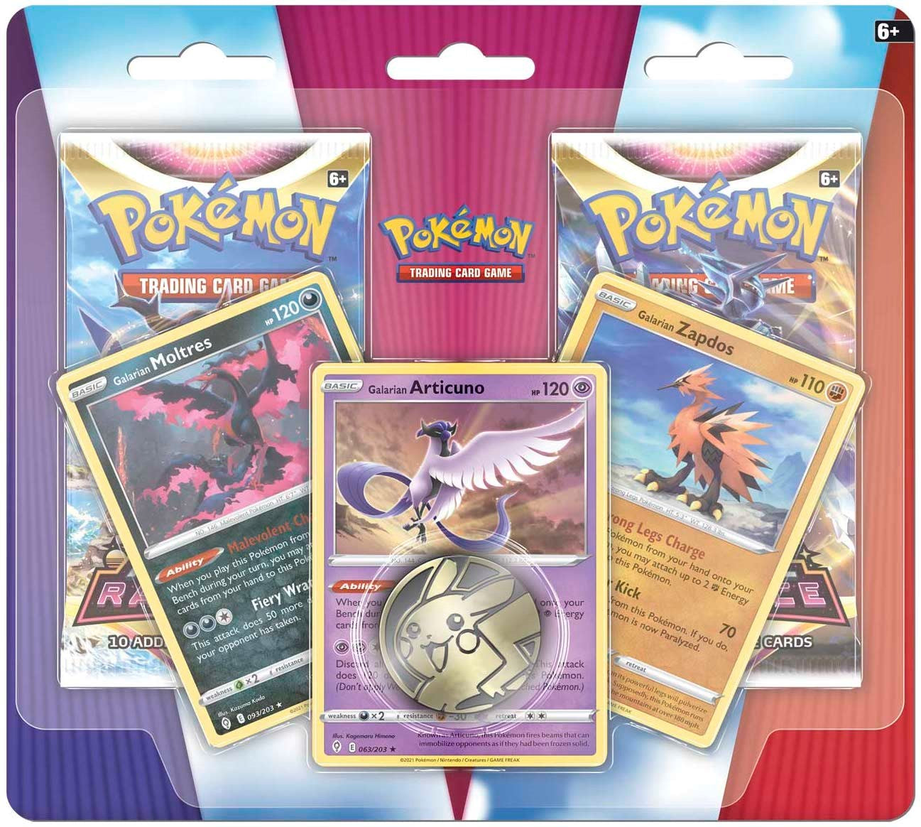 Enhanced 2-Pack Blister Pack [Galarian Articuno, Galarian Zapdos, & Galarian Moltres] [MCAP - 0]