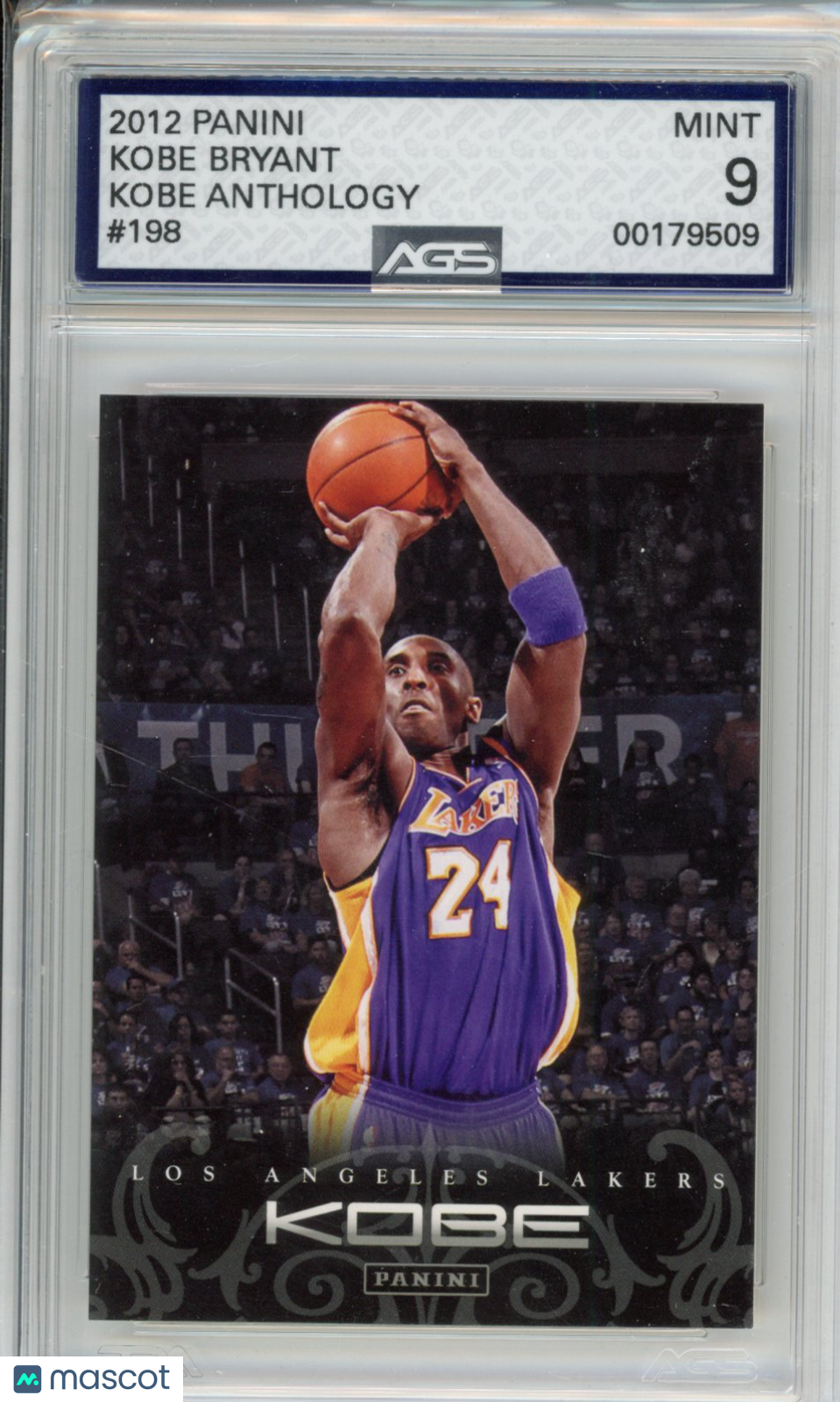 Basketball 2012-13 Panini Kobe Anthology Kobe Bryant #198 AGS 9