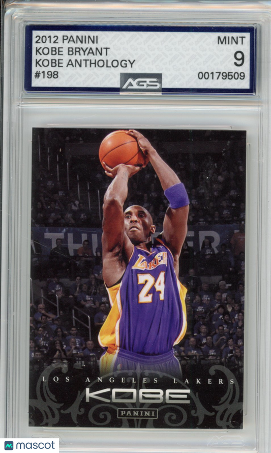 Basketball 2012-13 Panini Kobe Anthology Kobe Bryant #198 AGS 9