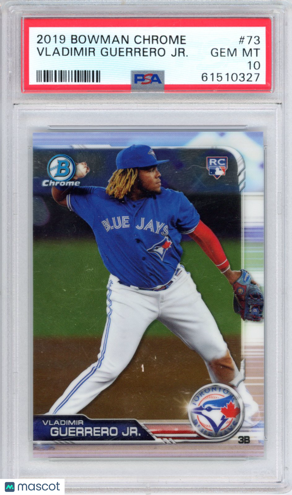 2019 Bowman Chrome Vladimir Guerrero JR. #73 PSA 10