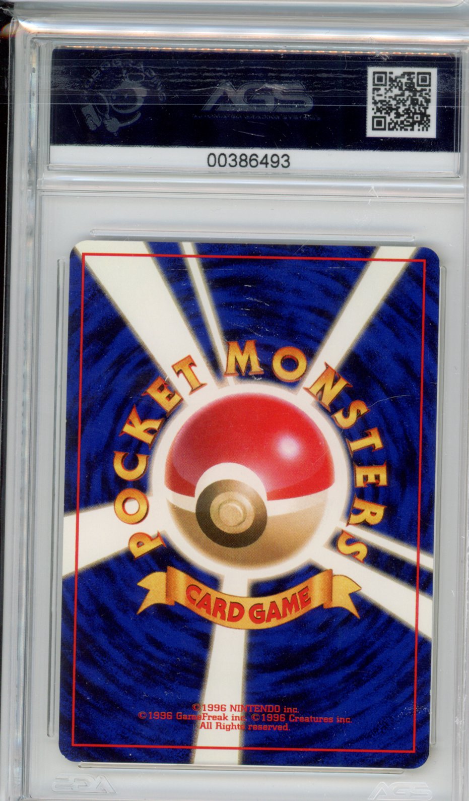 2000 Pokemon Team Rocket Dark Arbok #002 1st Edition AGS 6.5