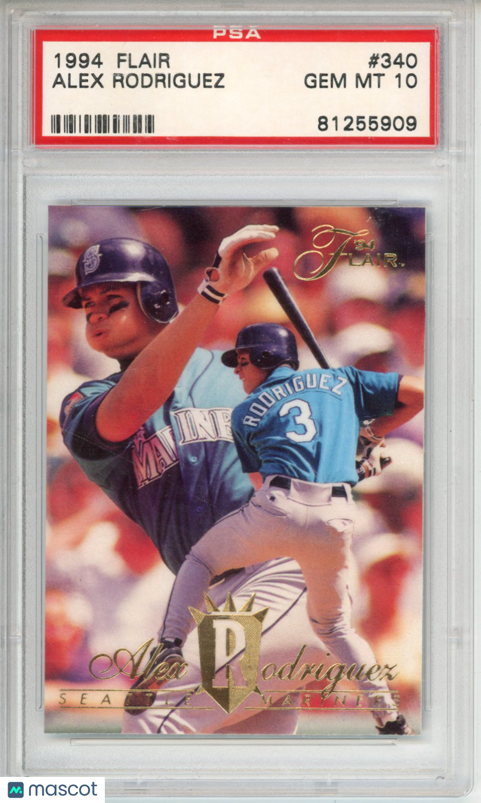 1994 Flair Alex Rodriguez #340 PSA 10