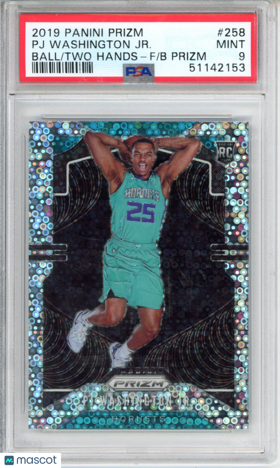 2019 Panini Prizm PJ Washington JR. #258 Variation Fast Break PSA 9