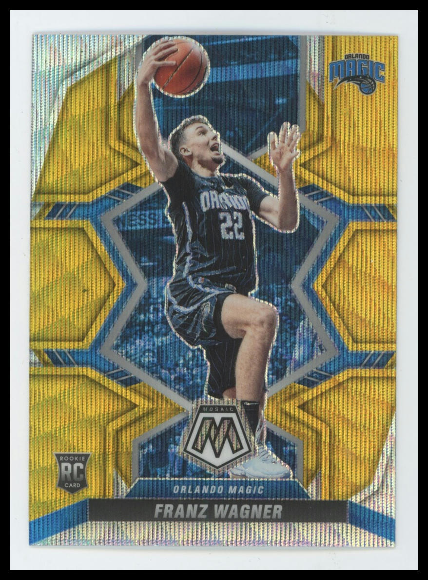 2021-22 Panini Mosaic Gold #220 Franz Wagner