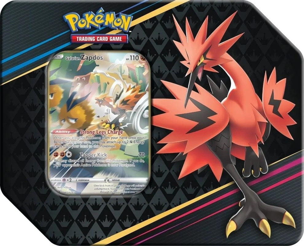 Crown Zenith Tin [Galarian Zapdos] [CRZ - 0]
