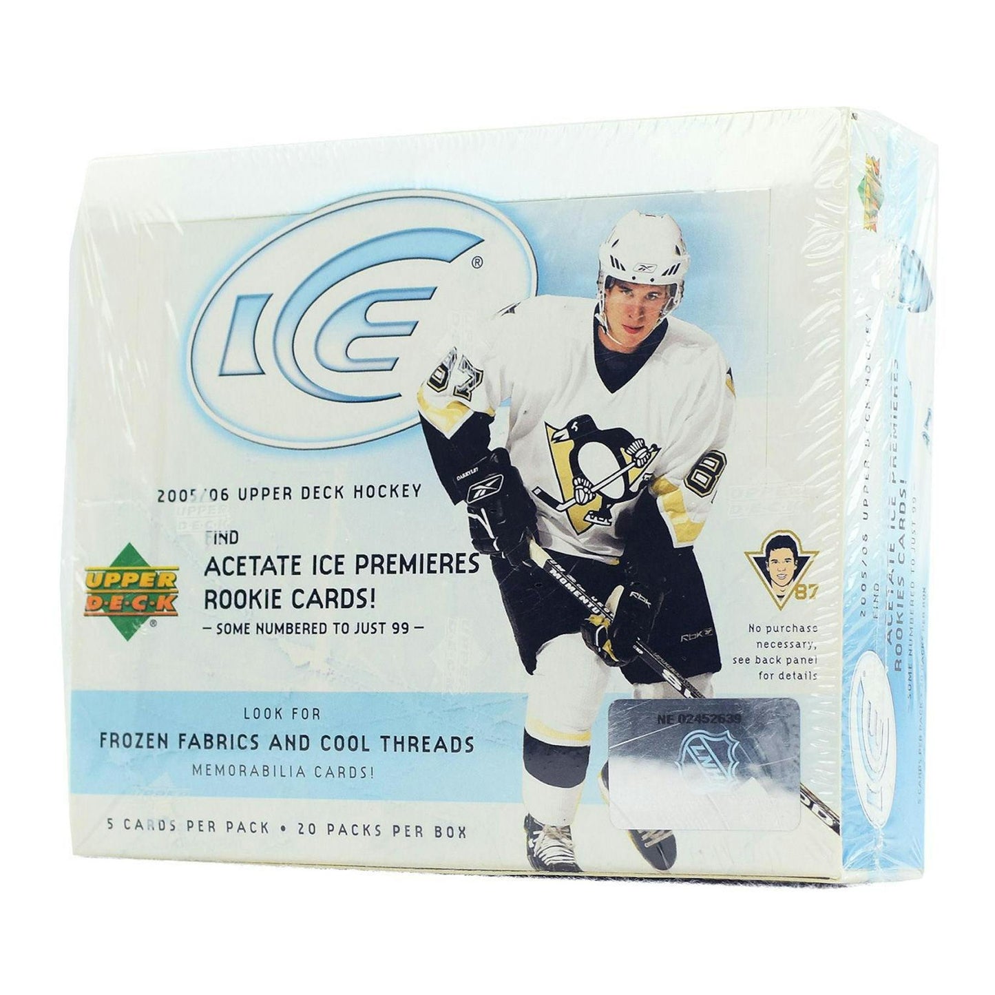 2005 Upper Deck Ice RC 06 Upper Deck Hobby Box (Crosby Ovechkin RC English