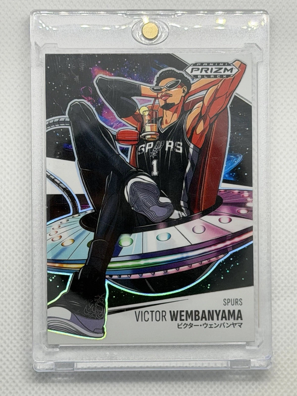 2023 Panini Prizm Black Manga Victor Wembanyama