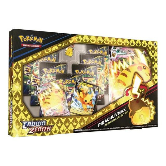 Pokémon TCG: Crown Zenith Pikachu VMAX Premium Collection Box