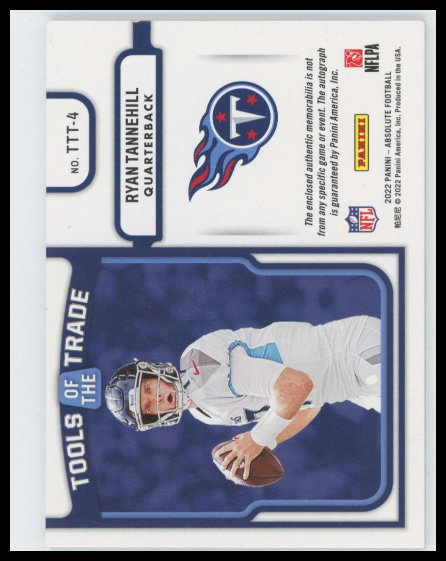 2022 Panini Absolute Ryan Tannehill Tools of the Trade Triple #/99