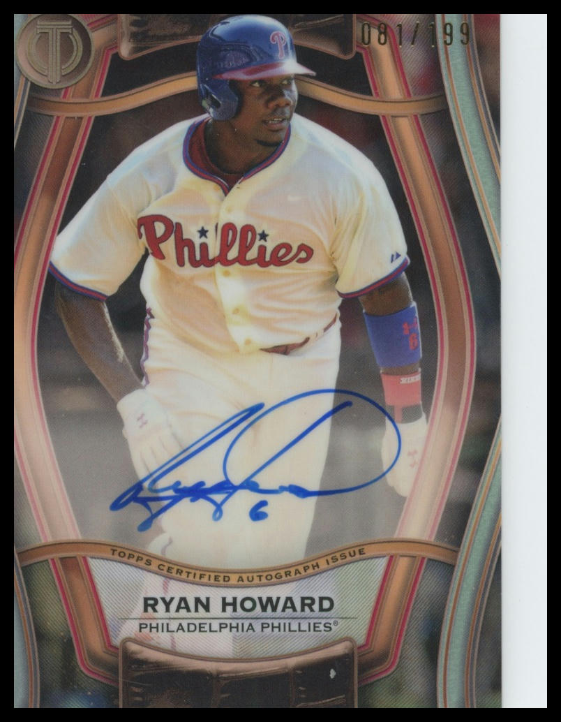 2025 Topps Tribute Ryan Howard Pillars of the Game Autographs #/199