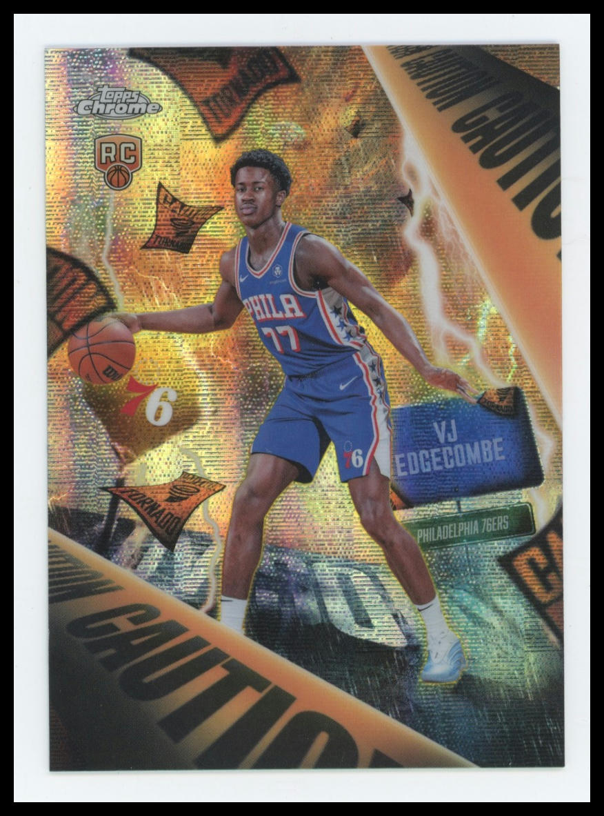 2025-26 Topps Chrome VJ Edgecombe Advisory