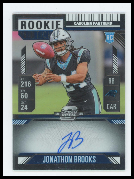 2024 Panini Contenders Optic Jonathon Brooks