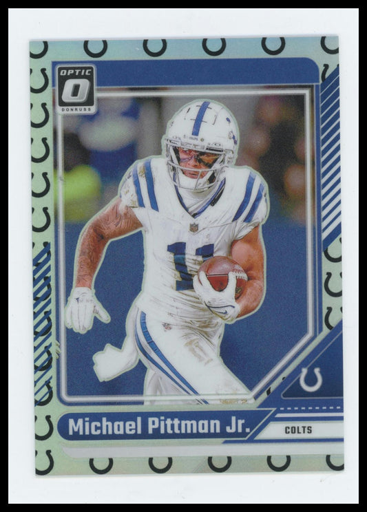 2024 Donruss Optic Michael Pittman Jr. Team Logo #/32