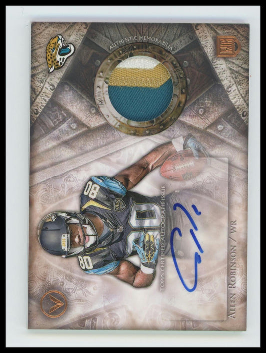 2014 Topps Valor Allen Robinson Shield of Honor Patch Autographs