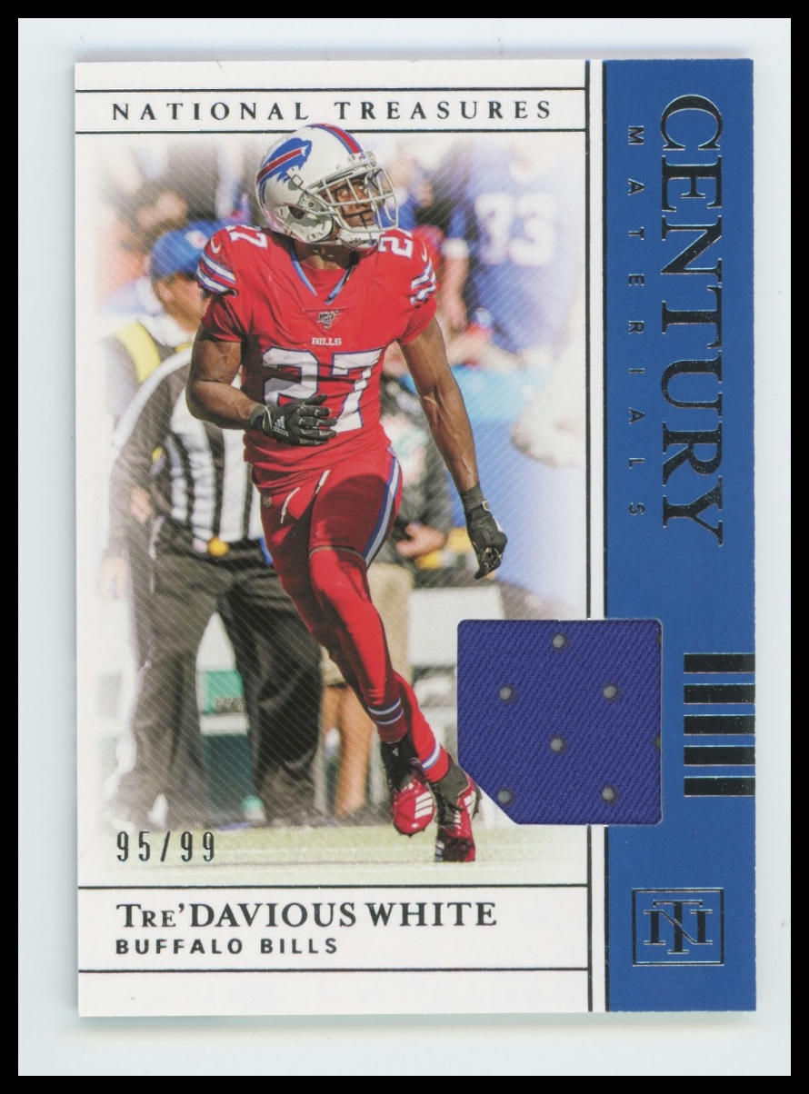 2019 Panini National Treasures Tre'Davious White Century Materials #/99