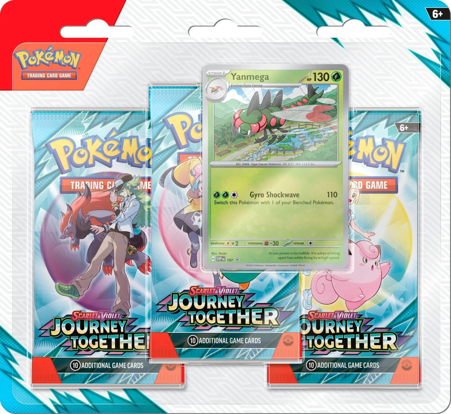 Journey Together 3 Pack Blister [Yanmega] [JTG]