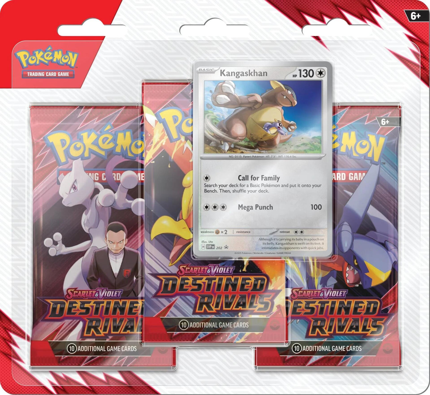 Destined Rivals 3 Pack Blister [Kangaskhan] [DRI] Pokemon